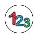 numeric word showing