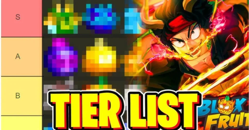 Blox Fruits Tier List chart 2025